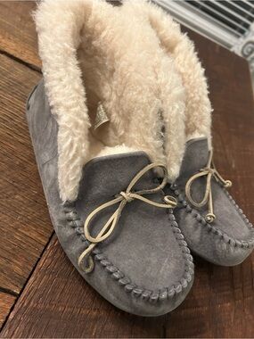 UGG Alena slippers in a gray suede Size 9